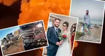Marius, muncitorul de 29 de ani mort în explozia de la Călimăneşti, condus pe ultimul drum de către soţia însărcinată