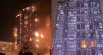 Incendiu de proporții în Turcia. Focul a pornit de la o cafenea. Un bloc cu 10 etaje a fost distrus
