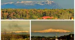 Munții Bucegi, vizibili din București. Explicația fenomenului