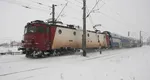 Avarii pe calea ferată din cauza ninsorii şi viscolului. Trenuri oprite în Constanța și Galaţi, șapte bariere nu funcționează