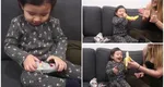 Reacția neașteptată a unei fetițe de 3 ani care a primit doar o banană de Crăciun