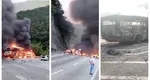 Tragedie pe autostradă! Cel puțin 16 oameni au murit, după ce un camion a lovit 17 mașini