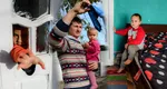 Vasilică și Georgiana își cresc cei patru copilași într-o căsuță roz, dar rece. Micuții speră că Moș Crăciun le va aduce lemne de foc, hăinuțe și rechizite