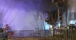 Incendiu la Tulcea. Sediul Poliţiei a luat foc, clădirea a fost cuprinsă de fum VIDEO