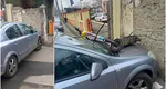 Cum s-a răzbunat un pieton pe un șofer care și-a parcat mașina lipită de gardul unei policlinici