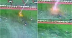 VIDEO Fotbalist ucis de fulger pe teren, în Indonezia. A picat secerat în câteva secunde