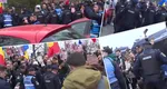 Protest organizat de fermieri la Romexpo, în timpul Congresului PPE. Scandal și îmbrânceli cu jandarmii