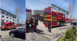 Incendiu la spitalul din Rovinari. 50 de pacienți și medici au fost evacuați de urgență