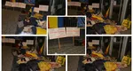 Protest de amploare la CEDO! Mai mulți români în greva foamei își cer drepturile: ”Uite cum stăm aici”