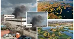 Incendiu de proporții în Delta Văcărești! Pompierii intervin cu șase autospeciale de stingere| VIDEO