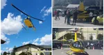 Un român a făcut pana prostului cu elicopterul. A făcut escală la o benzinărie din Curtea de Argeș, după ce a rămas fără combustibil: „A băgat GPL de 50 de lei”