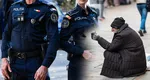 Ca să scape de amendă, un cerșetor din Sibiu i-a dat 100 de euro mită unui polițist. Bărbatul a cerut să fie dus acasă cu mașina de poliție