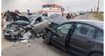 Accident teribil pe un drum județean din Ialomița. Patru adulți și un adolescent au ajuns la spital