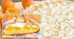 Prăjitură cu caise şi bezea, desertul magic al zilelor de vară. Extra-aromată, prăjitura te face să te îndrăgosteşti de la prima îmbucătură