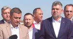 Ciolacu și Grindeanu au anunțat inaugurarea a 10 km din A0 Sud. „Toată zona limitrofă a Capitalei va merge pe autostradă direct până la Constanța”
