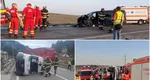 Doi morți și mai mulți răniți în urma unui accident deosebit de grav dintre un microbuz și două autoturisme. A fost activat Planul roșu