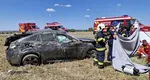 Accident înfiorător în judeţul Bihor. Unul dintre bărbaţii implicaţi şi-a văzut soţia însărcinată şi fiica cum se sting din viaţă