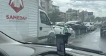 Carambol cu șapte mașini în București după furtuna de COD PORTOCALIU. A fost cod roșu în Călărași și Giurgiu