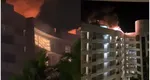 Șocant! Un elicopter s-a prăbușit pe acoperișul unui hotel, provocând un incendiu. Pilotul a murit. FOTO