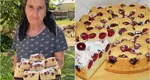 Prăjitură cu vișine, delicatesa nelipsită de pe mesele românilor pe timp de vară. Bunica Gherghina are cea mai simplă rețetă