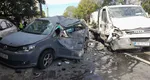 Accident cu patru maşini, pe Şoseaua Fundeni din Capitală. Două persoane au fost rănite