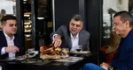 Marcel Ciolacu și Sorin Grindeanu s-au delectat cu delicatese moldovenești în centrul Sucevei: ”Asta pățești când ieși la o cafea în Suceava! Începi de dimineață cu poale-n brâu, cozonac și pandișpan cu vișine”