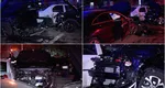 O tânără de 17 ani a făcut prăpăd pe o stradă din București. Aflată la volanul unui Mercedes, adolescenta a distrus cinci mașini parcate