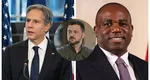 Anthony Blinken și David Lammy au ajuns la Kiev. Discuții importante cu Zelenski într-un moment cheie al Războiului din Ucraina