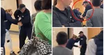VIDEO Un paznic în vârstă a fost filmat în timp ce încerca să prindă o hoață, într-un mall din Cluj. Martorii au trecut nepăsători