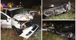 O șoferiță de BMW din Argeș a spulberat un Logan de Poliție. Doi agenți de la Rutieră au fost încarcerați în autospecială