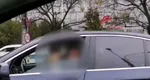 Scene revoltătoare în trafic. Slalom printre maşini în Capitală cu un minor în braţe la volan. La Slatina, un puşti de 14 ani se credea Schumacher