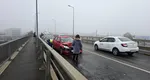 Accident în lanț cu 16 mașini implicate din cauza poleiului, în Alba