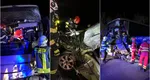 Accident grav în Alba! O mașină s-a izbit de un autocar, iar 7 oameni au fost răniți. A fost activat Planul Roșu de Intervenție