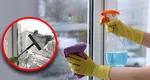 Trucul pentru cele mai curate geamuri. Cu ce trebuie să dai pe ele ca să nu mai rămână scame după ce le-ai șters