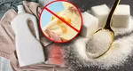 Amestecul de zahăr cu înălbitor vine de hac oricărei pete de murdărie. Trucul de care industria produselor chimice se teme