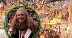 Cum a reacționat o turistă străină când a ajuns pentru prima dată la un Târg de Crăciun în România. Nu s-a putut abține