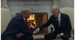 Donald Trump a fost primit de Joe Biden la Casa Albă. Președintele ales i-a mulțumit liderului american pentru „o tranziție lipsită de probleme”
