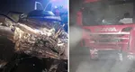 Tragedie în Brașov. Trei tineri cu vârste între 19 și 22 de ani au murit după ce mașina în care se aflau s-a izbit violent de un TIR