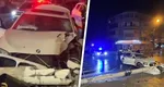 VIDEO Un băiat de 15 ani din Galați a furat BMW-ul părinților și a fugit de acasă. Adolescentul a intrat cu bolidul într-un stâlp