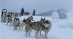 Stațiunea desprinsă din basme din România care încântă turiștii. Peisaje autentice de iarnă și plimbări cu săniile trase de câini Husky