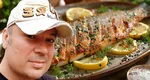 Păstrăv mănăstiresc după rețeta lui Dan Helciug. Secretele culinare ale călugărilor de la Muntele Athos pentru un preparat delicios