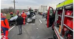 VIDEO Accident mortal în Dolj! Trei persoane au murit pe loc după ce două mașini și un TIR s-au ciocnit brutal