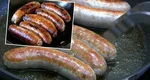 Cârnați de porc în sos de vin, o rețetă delicioasă din 1965. Secretele bucătăreselor aprige pentru o savoare aparte