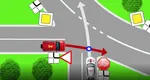 Test auto pentru șoferii cu experiență! Ce mașină trece prima prin intersecție? 99% nu știu răspunsul corect