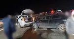 Accident în lanţ pe A3. Carambol cu 5 maşini, 15 persoane au avut nevoie de medic