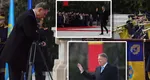 Klaus Iohannis și-a încheiat miercuri mandatul de preşedinte printr-o ceremonie la Palatul Cotroceni fastuoasă, cu fanfară şi covor roşu. Ilie Bolojan a devenit președinte interimar al României