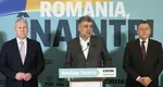 Crin Antonescu, conferinţă alături de liderii Coaliţiei: „Numai dacă ne mobilizăm ne putem apăra sistemul democratic”
