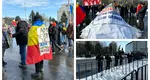 Protest în Piața Victoriei. Sute de susținători ai lui Călin Georgescu cer reluarea turului doi al alegerilor prezidențiale