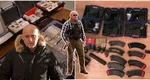 Bilanț uluitor după perchezițiile la gruparea Potra: 25 kg de aur, 3,3 milioane de dolari, 51 de grenade și 21 de pistoale descoperite
