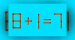 Test IQ pentru genii. Corectează ecuația 8+1=7 mutând un singur băț de chibrit
